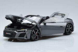 Audi R8 Spyder Performance Nardo Szürke Kengfai 1:18 VAKF-0352 Fém – 2. kép a 11-ből