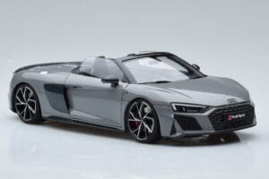 Audi R8 Spyder Performance Nardo Szürke Kengfai 1:18 VAKF-0352 Fém – 7. kép a 11-ből
