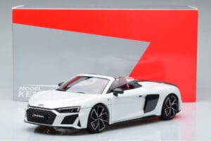 Audi R8 Spyder Performance Fehér Kengfai 1:18 VAKF-0351 Fém – 11. kép a 11-ből