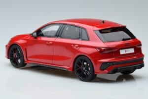 Audi RS3 8Y Sportback Piros GT Spirit 1:18 GT378 Gyanta – 5. kép a 6-ből