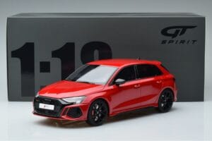 Audi RS3 8Y Sportback Piros GT Spirit 1:18 GT378 Gyanta – 6. kép a 6-ből