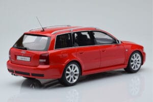 Audi RS4 B5 Avant Piros Otto 1:18 OT1026B Gyanta – 2. kép a 6-ből