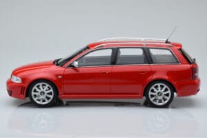 Audi RS4 B5 Avant Piros Otto 1:18 OT1026B Gyanta – 3. kép a 6-ből
