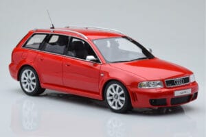 Audi RS4 B5 Avant Piros Otto 1:18 OT1026B Gyanta – 4. kép a 6-ből