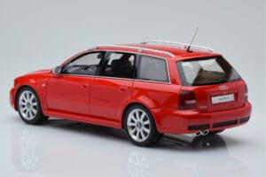 Audi RS4 B5 Avant Piros Otto 1:18 OT1026B Gyanta – 5. kép a 6-ből