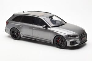 Audi RS4 B9 Avant Competition Daytona Szürke GT Spirit 1:18 GT456 Gyanta – 4. kép a 6-ből