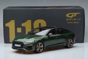 Audi RS5 B9 Sportback Sonoma Zöld Asia Edition GT Spirit 1:18 CLDC018 Gyanta – 6. kép a 6-ből