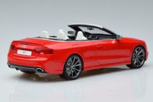 Audi RS5 B8 Kabrió Piros GT Spirit 1:18 GT724 Gyanta – 2. kép a 5-ből