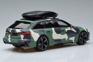 Audi RS6 C8 Avant Terepszínű With Roof Top Asia Edition GT Spirit 1:18 CLDC014 Gyanta – 2. kép a 6-ből