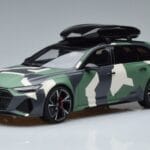 Audi RS6 C8 Avant Terepszínű With Roof Top Asia Edition GT Spirit 1:18 CLDC014 Gyanta