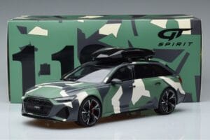 Audi RS6 C8 Avant Terepszínű With Roof Top Asia Edition GT Spirit 1:18 CLDC014 Gyanta – 6. kép a 6-ből