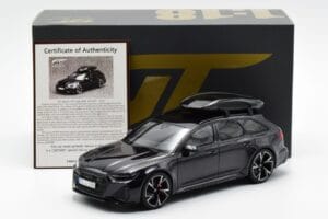 Audi RS6 C8 Avant Mythos Fekete Karbontető Asia Edition GT Spirit 1:18 CLDC007 Gyanta – 6. kép a 6-ből