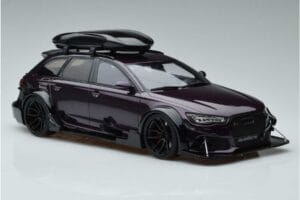 Audi RS6 C7 Avant Body Kittel Lila GT Spirit 1:18 GT864 Gyanta – 4. kép a 6-ből