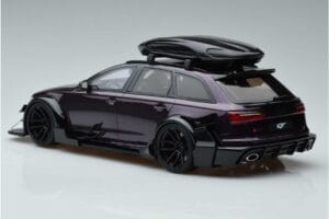 Audi RS6 C7 Avant Body Kittel Lila GT Spirit 1:18 GT864 Gyanta – 5. kép a 6-ből