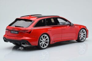 Audi RS6 MTM C8 Avant Tango Piros GT Spirit 1:18 GT432 Gyanta – 2. kép a 6-ből