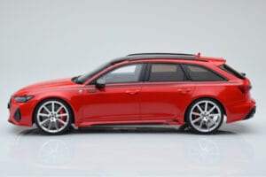 Audi RS6 MTM C8 Avant Tango Piros GT Spirit 1:18 GT432 Gyanta – 3. kép a 6-ből