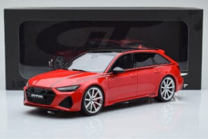 Audi RS6 MTM C8 Avant Tango Piros GT Spirit 1:18 GT432 Gyanta – 6. kép a 6-ből