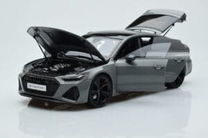 Audi RS7 C8 Sportback Szürke Kengfai 1:18 VAKF-0333 Gyanta – 2. kép a 7-ből