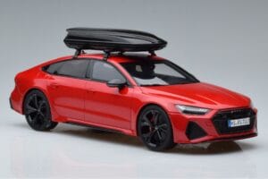 Audi RS7 C8 Sportback Piros Asia Edition GT Spirit 1:18 CLDC021 Gyanta – 4. kép a 6-ből