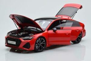 Audi RS7 C8 Sportback Piros Kengfai 1:18 VAKF 0332 Gyanta – 2. kép a 7-ből