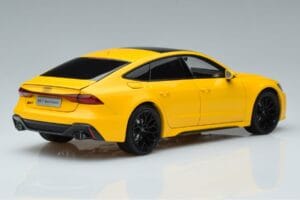 Audi RS7 C8 Sportback Sárga Vossen Rims Limitált Kiadás Kengfai 1:18 VAKF-0335 Fém – 3. kép a 8-ből
