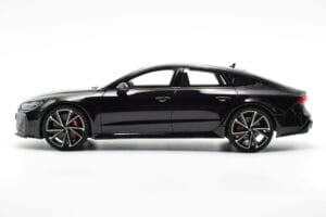 Audi RS7 C8 Sportback Mythos Fekete Asia Edition GT Spirit 1:18 CLDC011 Gyanta – 3. kép a 6-ből