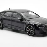 Audi RS7 C8 Sportback Mythos Fekete Asia Edition GT Spirit 1:18 CLDC011 Gyanta - image 4 of 6