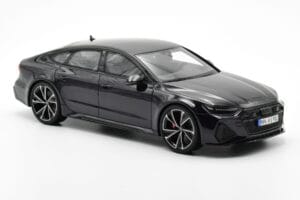 Audi RS7 C8 Sportback Mythos Fekete Asia Edition GT Spirit 1:18 CLDC011 Gyanta – 4. kép a 6-ből