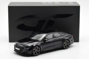 Audi RS7 C8 Sportback Mythos Fekete Asia Edition GT Spirit 1:18 CLDC011 Gyanta – 6. kép a 6-ből