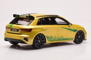 Audi S3 8Y MTM Clubsport Sárga GT Spirit 1:18 GT891 Gyanta – 2. kép a 6-ből
