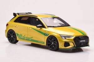 Audi S3 8Y MTM Clubsport Sárga GT Spirit 1:18 GT891 Gyanta – 4. kép a 6-ből