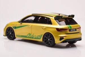 Audi S3 8Y MTM Clubsport Sárga GT Spirit 1:18 GT891 Gyanta – 5. kép a 6-ből