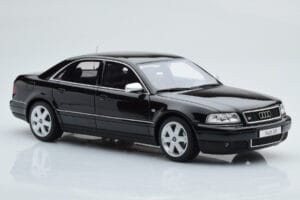 Audi S8 D2 Fekete Otto 1:18 OT082 Gyanta – 4. kép a 6-ből