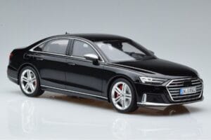 Audi S8 D5 Mythos Fekete Asia Edition GT Spirit 1:18 CLDC019 Gyanta – 4. kép a 6-ből