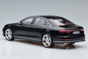 Audi S8 D5 Mythos Fekete Asia Edition GT Spirit 1:18 CLDC019 Gyanta – 5. kép a 6-ből