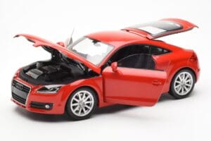 Audi TT 8J Piros Metallic Minichamps 1:18 100015021 Fém – 2. kép a 8-ből