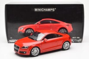 Audi TT 8J Piros Metallic Minichamps 1:18 100015021 Fém – 8. kép a 8-ből
