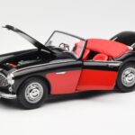Austin-Healey 3000 Mk I Spider Fekete Piros Kyosho 1:18 08141KR - image 2 of 8