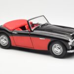 Austin-Healey 3000 Mk I Spider Fekete Piros Kyosho 1:18 08141KR - image 6 of 8