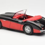 Austin-Healey 3000 Mk I Spider Fekete Piros Kyosho 1:18 08141KR - image 7 of 8