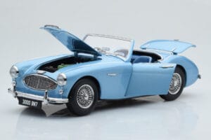 Austin-Healey 3000 Mk1 BN7 Kék Kyosho 1:18 08149HBL Fém – 2. kép a 8-ből