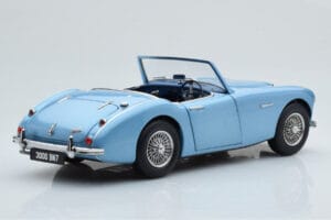 Austin-Healey 3000 Mk1 BN7 Kék Kyosho 1:18 08149HBL Fém – 4. kép a 8-ből