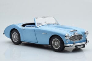Austin-Healey 3000 Mk1 BN7 Kék Kyosho 1:18 08149HBL Fém – 6. kép a 8-ből