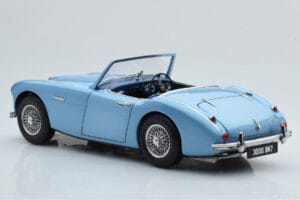 Austin-Healey 3000 Mk1 BN7 Kék Kyosho 1:18 08149HBL Fém – 7. kép a 8-ből
