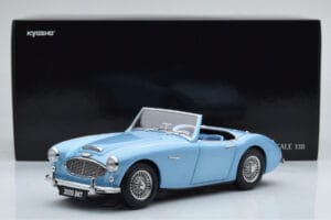 Austin-Healey 3000 Mk1 BN7 Kék Kyosho 1:18 08149HBL Fém – 8. kép a 8-ből