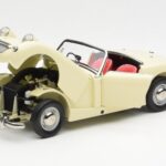 Austin-Healey Sprite Mk I Open Old English Fehér Kyosho 1:18 08953EW - image 2 of 8