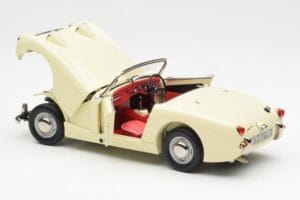 Austin-Healey Sprite Mk I Open Old English Fehér Kyosho 1:18 08953EW Fém – 5. kép a 8-ből