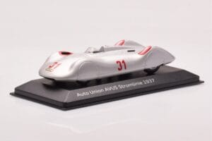 Auto Union Stromlinie #31 AVUS 1937 Ezüst Minichamps 1:43 5030900503 Fém – 2. kép a 4-ből