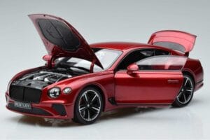 Bentley Continental GT Candy Piros Norev 1:18 182788 Fém – 2. kép a 7-ből