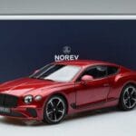 Bentley Continental GT Candy Piros Norev 1:18 182788 Fém - image 7 of 7